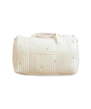 Sonarin Big Capacity embroidery baby diaper bag light travel bag hand luggage wrap wrench shoulder bag carrying bag Henkelt bags baby bag with shoulder strap tulip - Buy Online on GoSupps.com