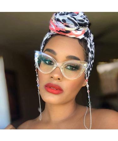 Shop Voogueme Stylish Cat Eye Reading Glasses - Blue Light Blocking UV Protection Anti Eyestrain for Women 3.00X Strength - Buy Online on GoSupps.com