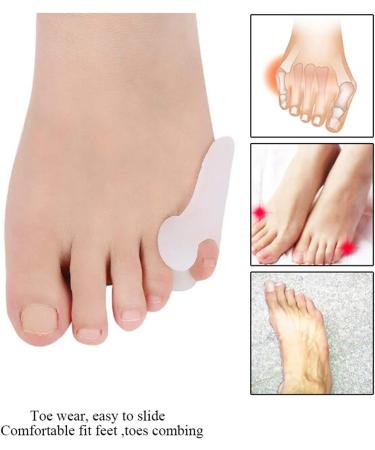 10-Piece Pinky Toe Protector & Bunionette Corrector Set | Toe Separators for Pain Relief & Alignment Orthotics - Buy Online on GoSupps.com