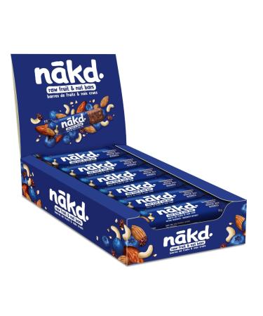 nakd. Blueberry Muffin Raw Fruit & Nut Bars 18 x 35g