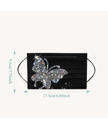 Jingyua 50 Disposable 3-Layer Christmas Motif Face Masks for Adults Stylish Protection for Men & Women - Buy Online on GoSupps.com