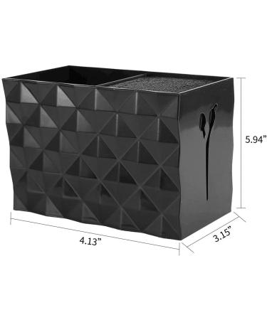 Professional Stylist Scissors Rack Holder Case - Hairdressing Combs Clips Storage Box (Black) - Buy Online on GoSupps.com