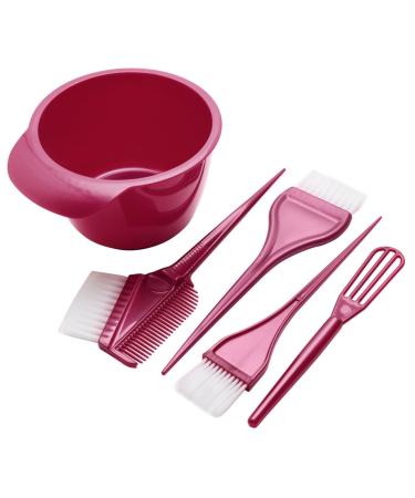 DOITOOL 1 Set Hairdressing Tool Home Highlight Kit Hair Coloring Tools Professional Hair Color Cream Mixer Mixture Diy Salon Tool Pro Tools Abs Hair Comb Hair Dye Red