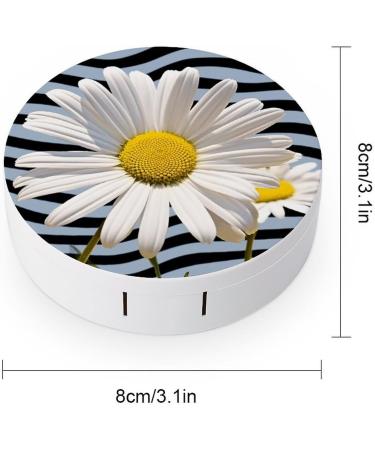 Daisy Flower Print Contact Lens Case - Travel Box & Care Kit for Lenses - Buy Online on GoSupps.com