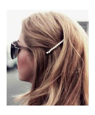 Yheakne Vintage Pearl Hair Clip Pin Set - Decorative Barrette Bobby Pins for Women and Girls - 2 Pack (Silver) - Buy Online on GoSupps.com
