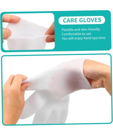 FOMIYES 2 Pairs Moisturizing Gloves Sleeping Dry Hands Gloves - Waterproof Glove Hands Peeling Mask Psoriasis Gloves Lotion Moisturizing Mittens Care Women's White Sebs - Buy Online on GoSupps.com