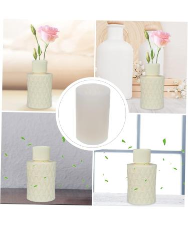 FUNOMOCYA Coaster Mold Succulent Candle Epoxy Molds Bottle Casting Molds Silicone Flower Vase Mold Cement 3D - Buy Online on GoSupps.com