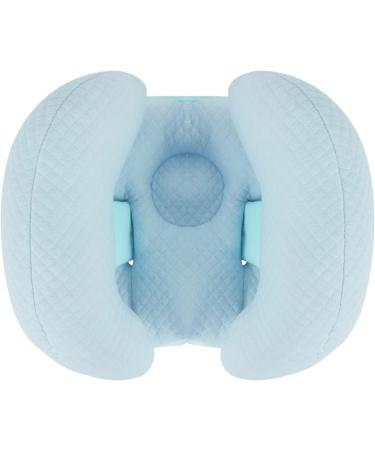 Qchomee 2 in 1 Baby Travel Pillow & Neck Brace | Adjustable Head Support for Car Seat, Pushchair, Stroller | Washable Insert Cushion for Toddler 3-24 Months | Blue 29x22cm - Buy Online on GoSupps.com