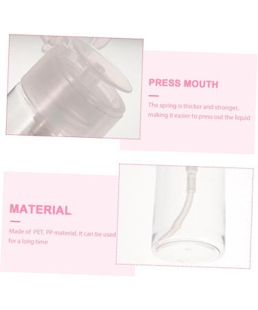 PLAFOPE 1 Set Nail Polish Remover Bottle Travel Empty Pump Bottle Empty Bottle Push down Pump Bottle Travel Bottle Liquid Press Pumping Makeup Remover Bottle White Pp - Buy Online on GoSupps.com