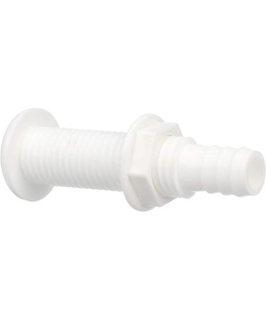 Seachoice 3/4 ID Polypropylene Extra Long Thru-Hull Connector - White Finish - Buy Online on GoSupps.com