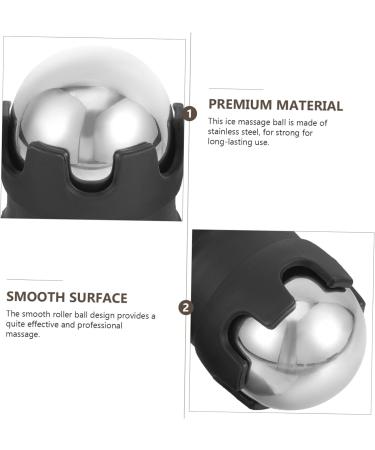 Ice Rollerball Facial Massager - Cold Therapy Face Ice Ball for Muscle Relief & Relaxation | Manual Massage Device - Buy Online on GoSupps.com