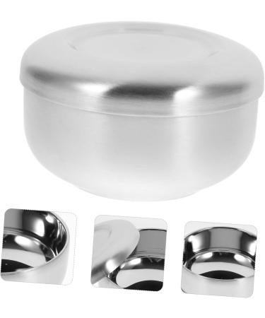 Rustproof Stainless Steel Shaving Bowl - Premium Shaving Soap Container for Men | Ideal for Beard Foam Brushes & Shave Care - Buy Online on GoSupps.com
