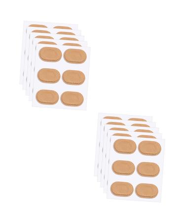 GLEAVI 10 Sheets Anti-wear Corn Stickers Self Adhesive Corn Pads Tape Corn Pads for Bottom of Foot Heel Grip Liner Foot Care Sticker Foam Corn Pads Cotton Women's Shoes Cornbread