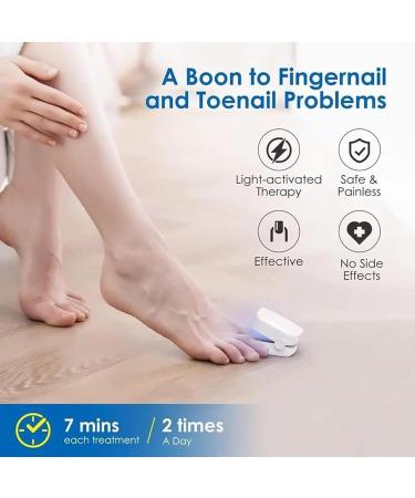 Anti Fungal Nail Treatment Device Anti Fungal Laser Nail Fungus Laser Treatment for Damaged Discolored Thick Toenails & Fingernails 7-Minute Home Treatment for Hand Toenail Fungal Infections - Buy Online on GoSupps.com