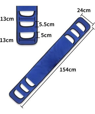 Patient Transfer Belt gait Belts Transfer Belts for Seniors Safety Assist Device for Moving Seniors Transfer Elderly Disabled (Color : Blue Size : 154cmx24cm) 154cmx24cm Blue - Buy Online on GoSupps.com