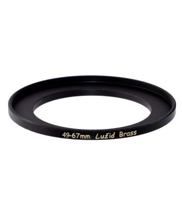 LUID 49mm to 67mm Brass Step Up Ring Filter Adapter Luzid (4967)