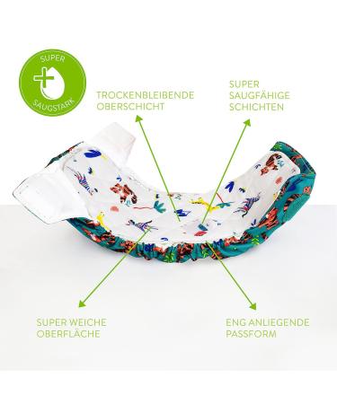 Bambino Mio Mioboost Classic Absorbent Inserts - Maximize Absorbency (3 Pieces) | Fluffy Friends | International Shipping - Buy Online on GoSupps.com