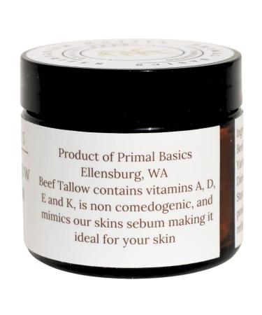 100% Grass Fed Whipped Vanilla Beef Tallow Moisturizer | Nourishing Body Balm for All Skin Types | USA Made | 1.7 Fl Oz - Buy Online on GoSupps.com