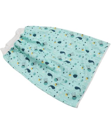 Wearable Incontinence Mat Moisture Absorption Washable Diaper Skirt No Leakage Breathable for Nap or Night Sleeping (L) - Buy Online on GoSupps.com