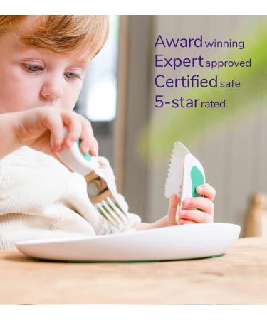 Doddl Toddler Knife for Safe Mealtime Learning - Aqua - Buy Online on GoSupps.com