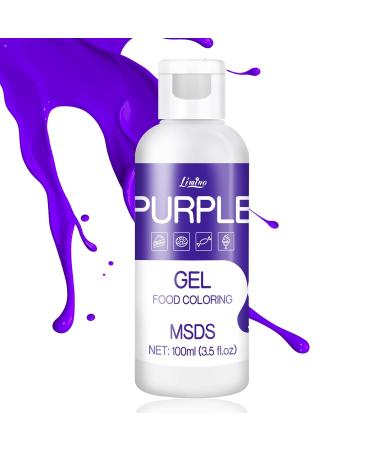 Shop Purple Food Color Gel - 100ml Concentrated Gel for Cakes Baking & DIY - Sugar-Free Ideal for Macarons Cookies & Easter Eggs - Buy Online on GoSupps.com