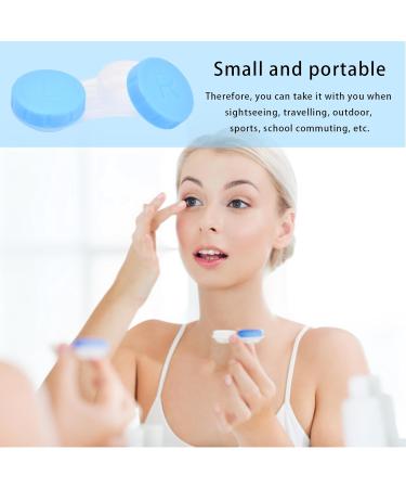 Volumoon 20PC Colorful Contact Lens Container Set | Travel-Friendly Protective Cases for Easy Storage & Access - Buy Online on GoSupps.com