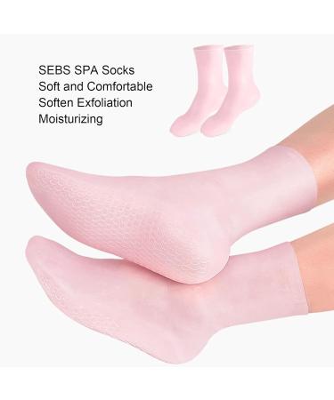 Moisturizing Socks for Dry Cracked Feet Soften Calluses Repair Cracked Heels Foot Spa At Home Skin Friendly - Buy Online on GoSupps.com