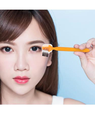 Lurrose Eyebrow Cutter Set - 6 Stainless Steel Razors for Women | Face Hair Remover & Travel-Friendly Shaving Tools in Blue & Orange - Buy Online on GoSupps.com