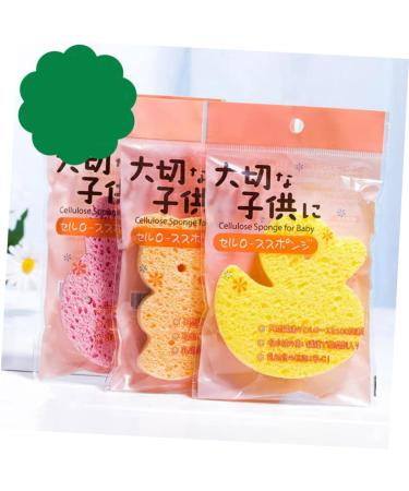 FRCOLOR Cleaning Scrubber Sitting Pillow Face Sponge Back Sponge Shower Sponge Scrubber Sponge Yellow Bath Sponge Bath Sponge for Cushion Bath Ball Animal - Buy Online on GoSupps.com