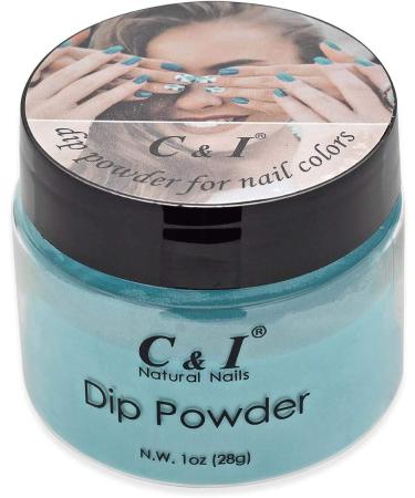 C&I Dip Powder Color No. 71 Cyan Glaze for Nail Color 1 oz / 28 g Translucent System - Buy Online on GoSupps.com