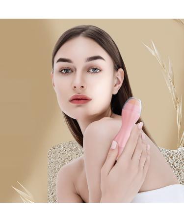 Double Head Volcanic Roller - Oil-Absorbing Facial Scooter with Interchangeable Stones | Portable Oil Control for Instant Matte Finish (Pink) - Buy Online on GoSupps.com