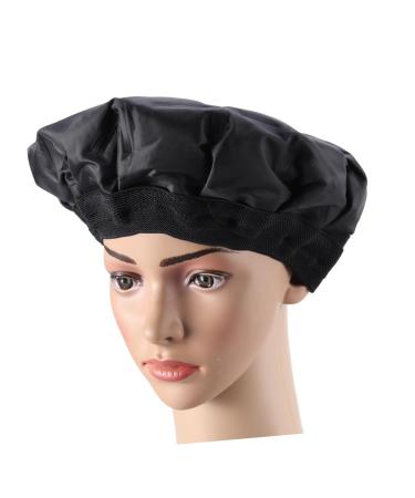 Balacoo Black Gel Curly Hair Gel Hair Styling Gels Hair Heat Cap Gel Cap Heating Cap Cordless Steamer Lid