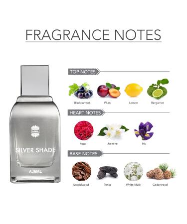 Ajm.al Silv.er Sh.ade EDP Citrus Perfume for Men 100 ml - Buy Online on GoSupps.com