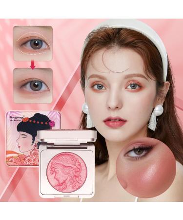 Fengyang Matte Powder Blush Palette Blush Palette Matte Blush Smooth Highlighted Powder Blush Palette for Cheeks Natural Makeup - Buy Online on GoSupps.com