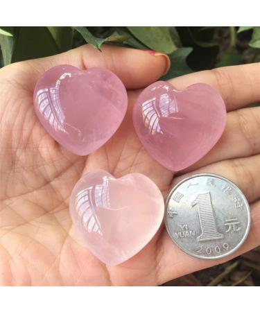 Natural Crystal Rough Natural Natural Rose Quartz Crystal Carved Heart Shaped Ornament for Lover Decoration Stone - Buy Online on GoSupps.com