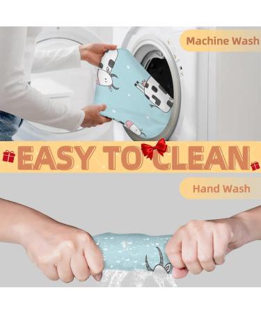 Beard Bib Apron for Men - Waterproof Hair Catcher Cape | Non-Stick Grooming Cloth with Cow Polka Dots - Perfect for Shaving & Trimming - Buy Online on GoSupps.com