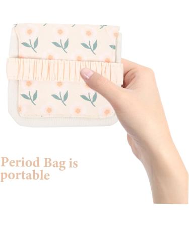 Healeved Lipstick Travel Pockets Container - Stylish Menstrual Pads & Tampon Bag for Women | Hygienic Suede Period Pocket - Buy Online on GoSupps.com