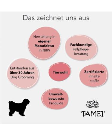 TAMEI BIO Dog Conditioner - Natural Fur Care for All Breeds | Vegan & Nourishing | Easier Combing & Smoothing - 250 ml - Buy Online on GoSupps.com