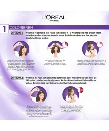 L'Or al Paris Excellence Cool Cream Hair Color - 100% Gray Coverage Ultra Cool Dark Blonde 6.11 258g Set with Shampoo & Care Cream - Buy Online on GoSupps.com