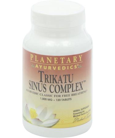 Planetary Herbals Trikatu Sinus Complex 1000mg - 120 Tablets for Free Breathing | Ayurvedic Classic by Planetary Ayurvedics - Buy Online on GoSupps.com