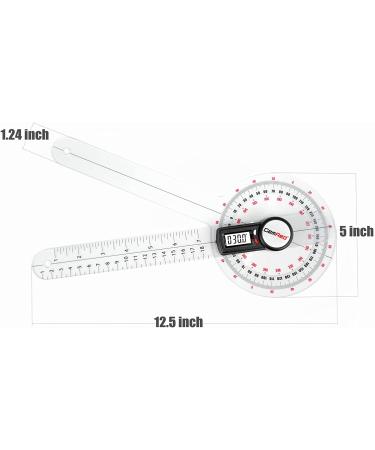 GemRed 12 Digital Goniometer for ROM Measurement (New Version) | 300mm - Buy Online on GoSupps.com