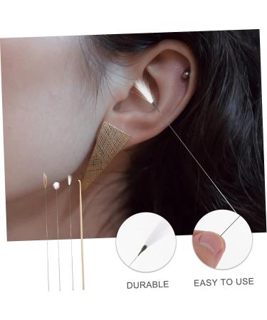 Earwax Cleaner Tool Household Cleaning Tools Cleaning Tools 1 Set Ear Picking Tool Metal Chicken Silver Needle Ear Cleaning Kit Ear Cleaning Tool Earwax Removal Stick As Shown 19x0.5cm - Buy Online on GoSupps.com