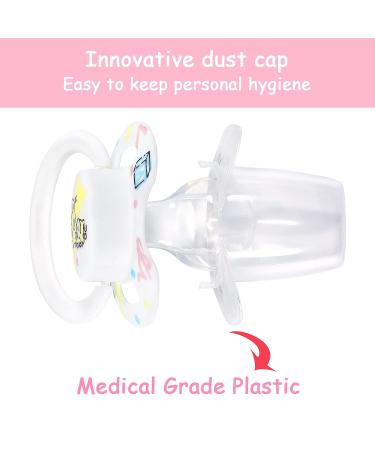 Adult Pacifier | LittleForBig Bigshield Gen-II | White Vintage Giraffe Pattern - Buy Online on GoSupps.com