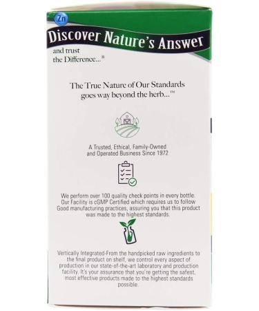Nature's Answer Zinc Plus 25 mg - 60 Vegetarian Capsules | Immune Support & Antioxidant - Buy Online on GoSupps.com