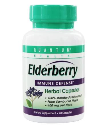 Quantum Health Elderberry Extract 400mg - 60 caps 5 Pack