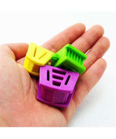 6Pcs Dental Silicone Latex Mouth Prop Bites Block Rubber Opener Retractor (S*2, M*2, L*2)