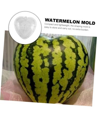 LIFKICH Fruit Shaping Molds Fruit Vegetables Shaping Mold Vegetable Molds Vegetable Growth Mold Tool Heart-Shaped Moss 17x17cm Transparent - Buy Online on GoSupps.com