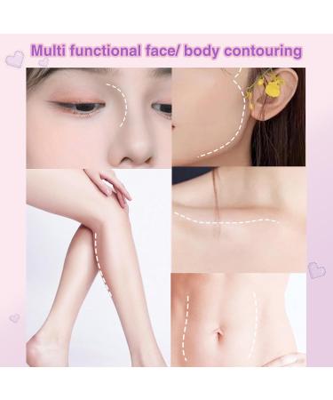 Cool Toned Face Highlighter Contour Palette | Long-lasting Shimmer & Matte Finish | Sculpting Pressed Powder Makeup with Brush Kit - Buy Online on GoSupps.com