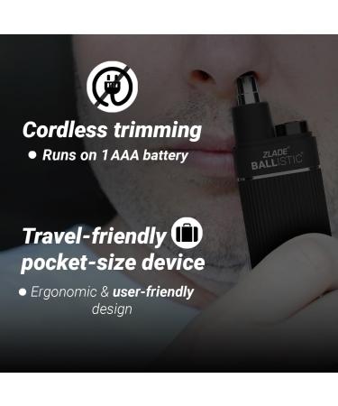 Buy ZLADE Ballistic Turbo 3.0 Full-Body Trimmer & Nose/Ear Hair Trimmer Combo | International Shipping Available - Buy Online on GoSupps.com
