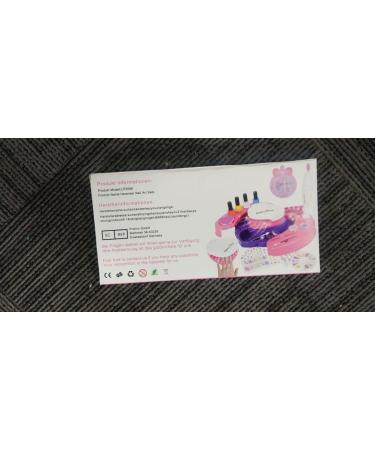 Shop Herenear Nagelstudio Nail Art Set for Kids | Perfect Gifts for Girls Ages 6-11 - DIY Makeup Suitcase & Nail Dryer - Buy Online on GoSupps.com